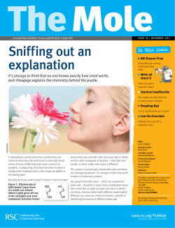 Sniffing out an explanation