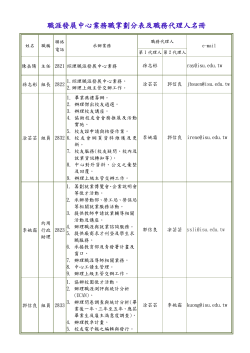 職涯發展中心