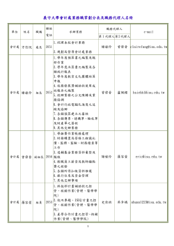 會計處