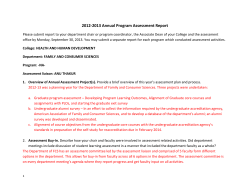 FCS 2012_13_annual_assessment_report -FCS