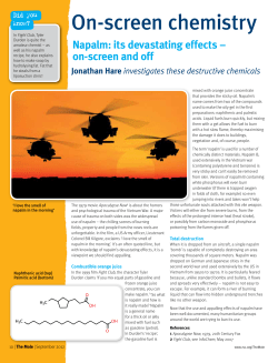 Napalm: its devasting effects