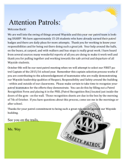 September 2015 Patrol