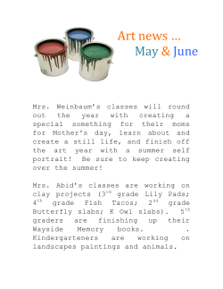 May June 2016 art news