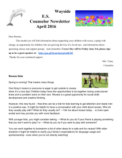 april 2016 counselor news