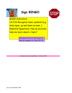 Sign Bingo