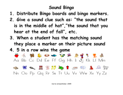 Sound Bingo