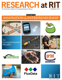 13 FW Research at RIT