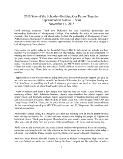 Read Dr. Starr's speech
