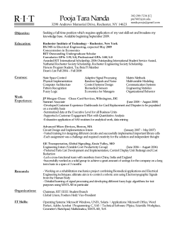 Resume (PDF Format).
