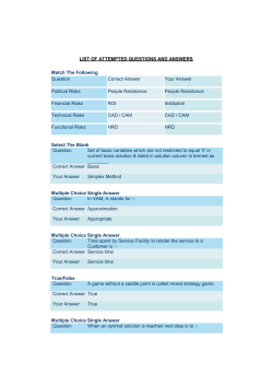 quantitative techniques all