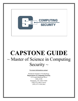 Capstone Guide