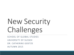 New Security Challenges [PDF 246.21KB]