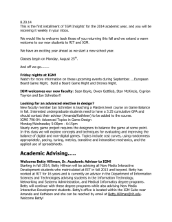 IGM Insights 8.20.14