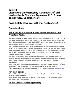 IGM Insights 12.3.14