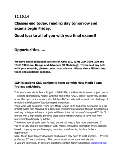 IGM Insights 12.10.14