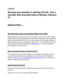 IGM Insights 1.29.15