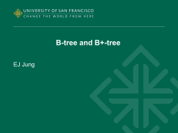 B-tree/B+-tree