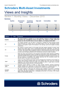 Multi-Asset views - December 2015