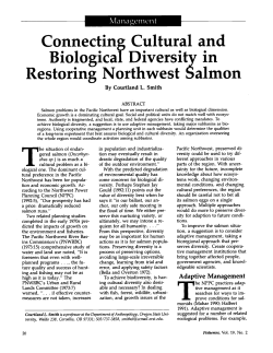 Connecting Biological and Cultural Diversity