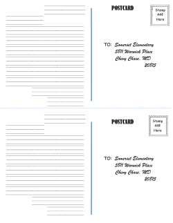Postcard Template-Primary