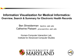 Information Visualization (introduction)