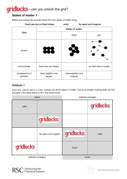 States of Matter 1