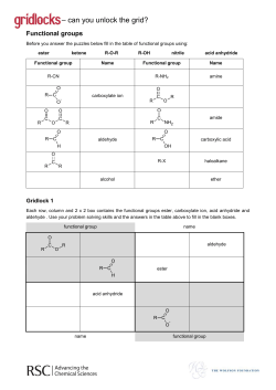 Functional Groups