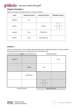 Organic Formulae 1