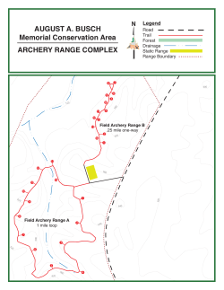 Busch Archery Range Complex Map