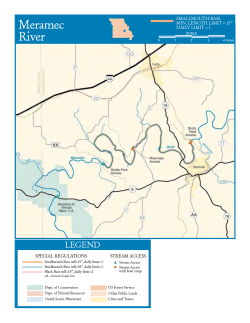 Meramec River Map