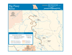 Big Piney River Map