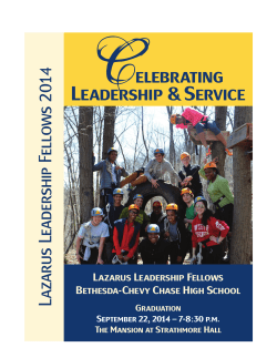 2014 Graduation Program