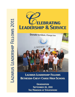 2011 Graduation Program