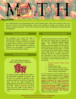 april newsletter