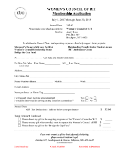 Membership Application
