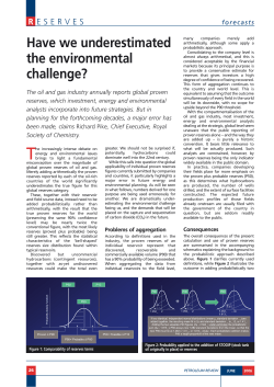 Have we underestimated the environmental challenge?