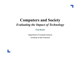 Evaluating the Impact of Technology