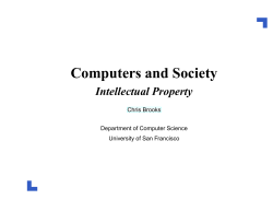 Copyright, Patent, and Trademark