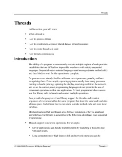 Java Threads
