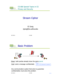 Stream Cipher