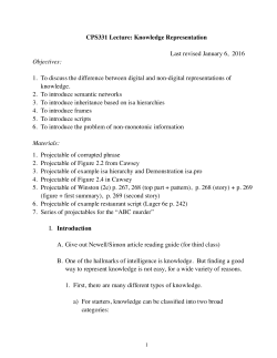 Knowledge Representation