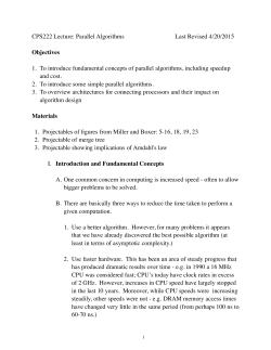 Parallel Algorithms