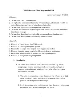Class Diagrams