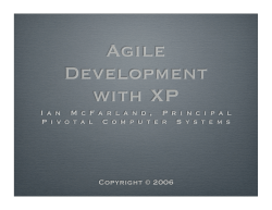 Ian MacFarland's XP slides from talk at USF