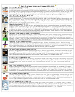 2010-2011 Black-Eyed Susan Book Award Nominees