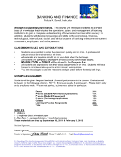 Banking Finance Syllabus