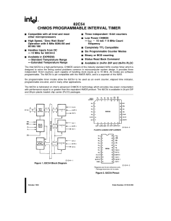 Intel 82C54 Programmable Interval Timer
