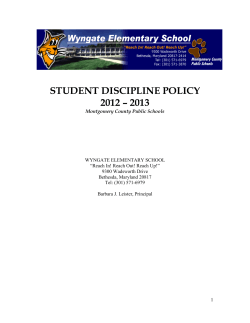 discipline policy13