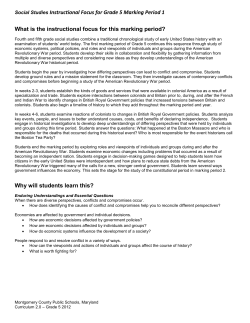 Grade 5 Social Studies
