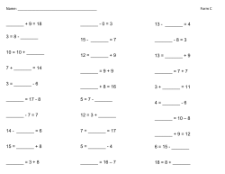Mixed Addition and Subtraction 3
